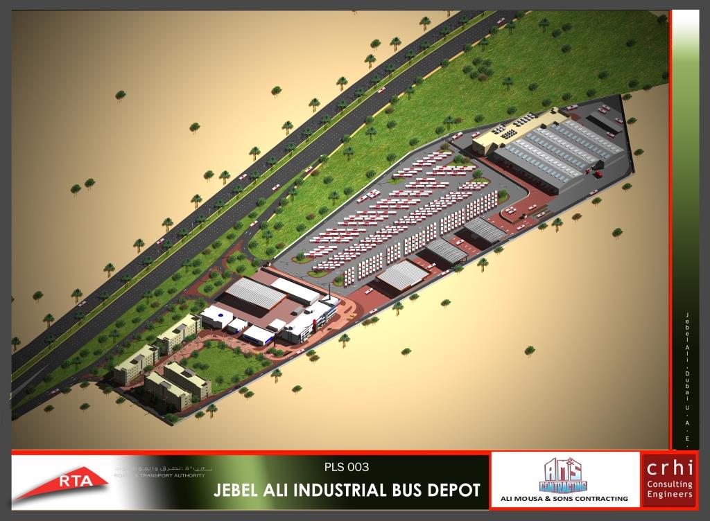 Jebel Ali Ind. Bus Depot – Phase 2 Buildings & Workshops - Jebel Ali, Dubai